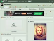 Tablet Screenshot of lepersabstain.deviantart.com