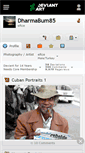 Mobile Screenshot of dharmabum85.deviantart.com