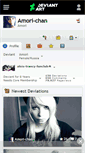 Mobile Screenshot of amori-chan.deviantart.com