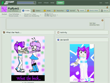 Tablet Screenshot of fluffy443.deviantart.com