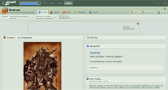 Desktop Screenshot of dwarves.deviantart.com