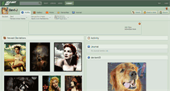 Desktop Screenshot of devi-j.deviantart.com
