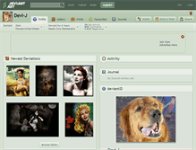Tablet Screenshot of devi-j.deviantart.com