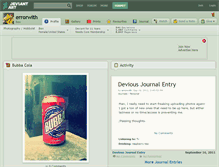 Tablet Screenshot of errorwith.deviantart.com
