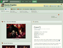 Tablet Screenshot of mnemic-forgotten.deviantart.com
