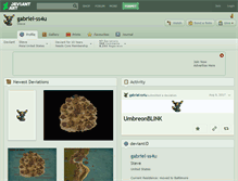Tablet Screenshot of gabriel-ss4u.deviantart.com