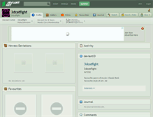 Tablet Screenshot of 3dcatfight.deviantart.com
