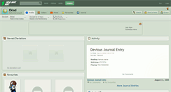 Desktop Screenshot of eklad.deviantart.com
