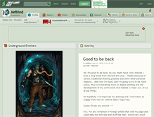Tablet Screenshot of mrblind.deviantart.com