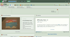 Desktop Screenshot of ciesa.deviantart.com