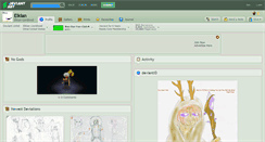 Desktop Screenshot of elkian.deviantart.com
