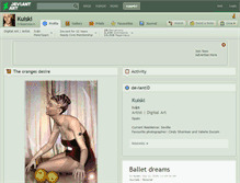 Tablet Screenshot of kuiski.deviantart.com