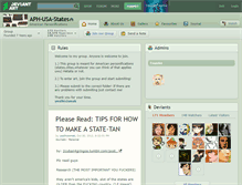 Tablet Screenshot of aph-usa-states.deviantart.com