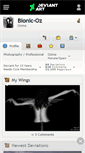 Mobile Screenshot of bionic-oz.deviantart.com