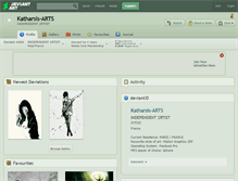 Tablet Screenshot of katharsis-arts.deviantart.com