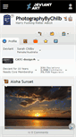Mobile Screenshot of photographybychilb.deviantart.com