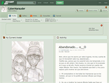 Tablet Screenshot of cybermarauder.deviantart.com