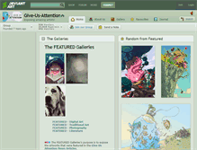 Tablet Screenshot of give-us-attention.deviantart.com