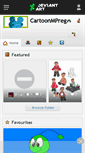 Mobile Screenshot of cartoonmpreg.deviantart.com