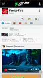 Mobile Screenshot of fenics-fire.deviantart.com