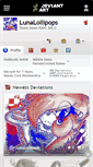 Mobile Screenshot of lunalollipops.deviantart.com