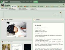 Tablet Screenshot of megaxz.deviantart.com