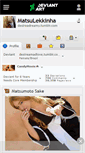 Mobile Screenshot of matsulekkinha.deviantart.com