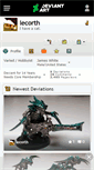 Mobile Screenshot of lecorth.deviantart.com