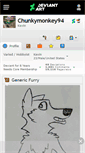 Mobile Screenshot of chunkymonkey94.deviantart.com