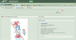 Desktop Screenshot of curiouskitten.deviantart.com