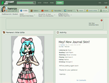 Tablet Screenshot of hamnzo.deviantart.com