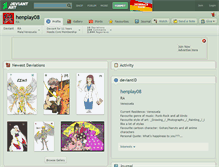 Tablet Screenshot of henplay08.deviantart.com