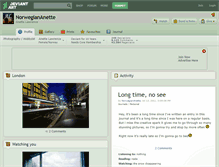 Tablet Screenshot of norwegiananette.deviantart.com