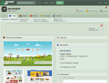 Tablet Screenshot of personalen.deviantart.com
