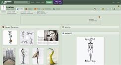 Desktop Screenshot of lyaman.deviantart.com