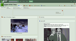 Desktop Screenshot of keeper-of-the-7-keys.deviantart.com