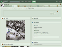 Tablet Screenshot of namari.deviantart.com