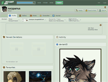 Tablet Screenshot of norppamus.deviantart.com