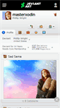 Mobile Screenshot of masterxodin.deviantart.com