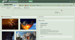Desktop Screenshot of change-dragon.deviantart.com