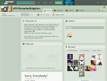 Tablet Screenshot of aph-romaniaxbulgaria.deviantart.com