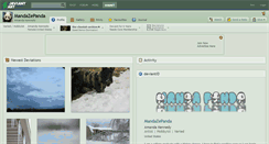 Desktop Screenshot of mandazepanda.deviantart.com