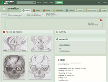 Tablet Screenshot of mrwellum.deviantart.com