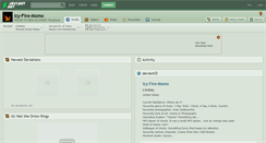 Desktop Screenshot of icy-fire-momo.deviantart.com