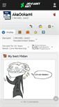 Mobile Screenshot of akaookami.deviantart.com