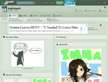 Tablet Screenshot of akaookami.deviantart.com