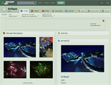 Tablet Screenshot of kirikaze.deviantart.com