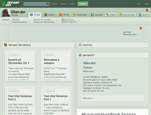 Tablet Screenshot of gilan-dor.deviantart.com