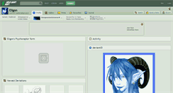 Desktop Screenshot of ellgon.deviantart.com