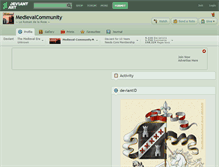 Tablet Screenshot of medievalcommunity.deviantart.com